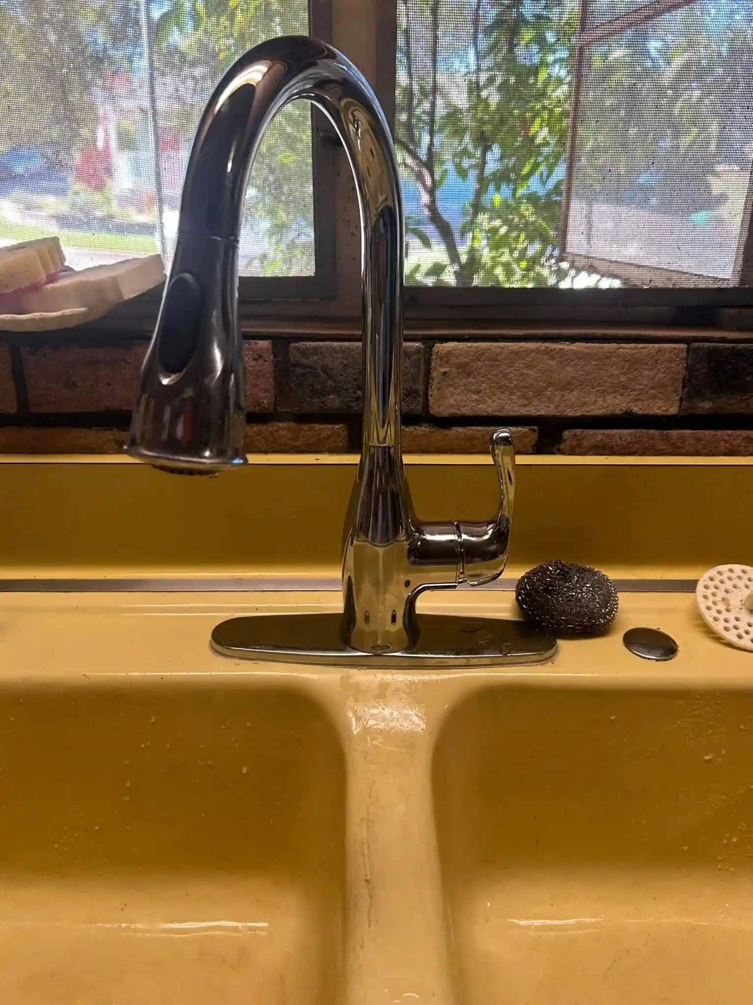 Professional kitchen faucet installation in a Chula Vista home